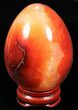 Colorful Carnelian Agate Egg #55547-1